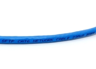 Bulk CAT6 Ethernet Cable ,  SFTP CAT6 Shielded Lan Cable 1000ft AL Foil and CCA Braiding