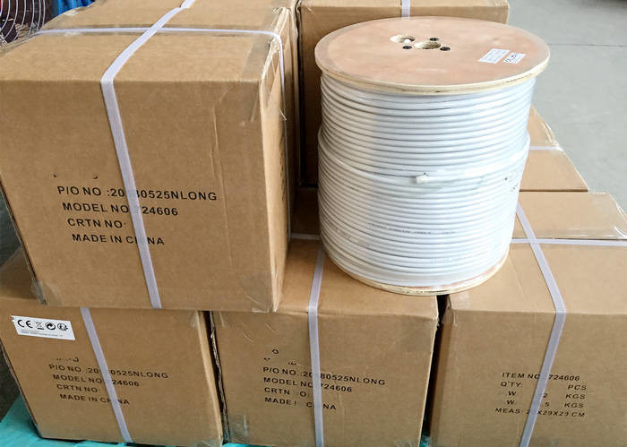 19VATC 75 Ohm Coaxial Cable Double Shielth For Antenna CATV Signal OEM Manufacture