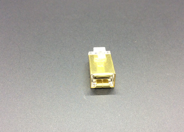 Shielded 8P8C Internet CCTV Cable Accessories RJ45 Modular Plug FTP CAT5E Gold Color